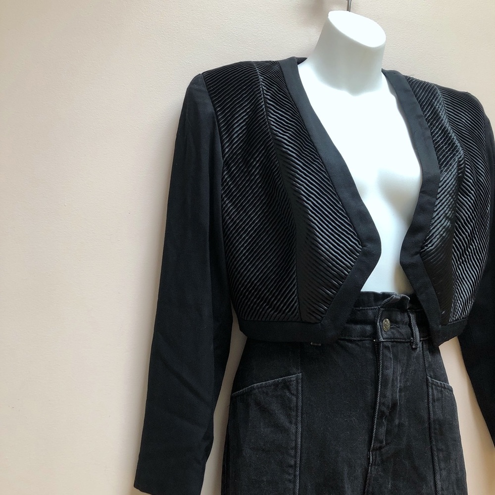 VINTAGE CROPPED BLAZER BOLERO